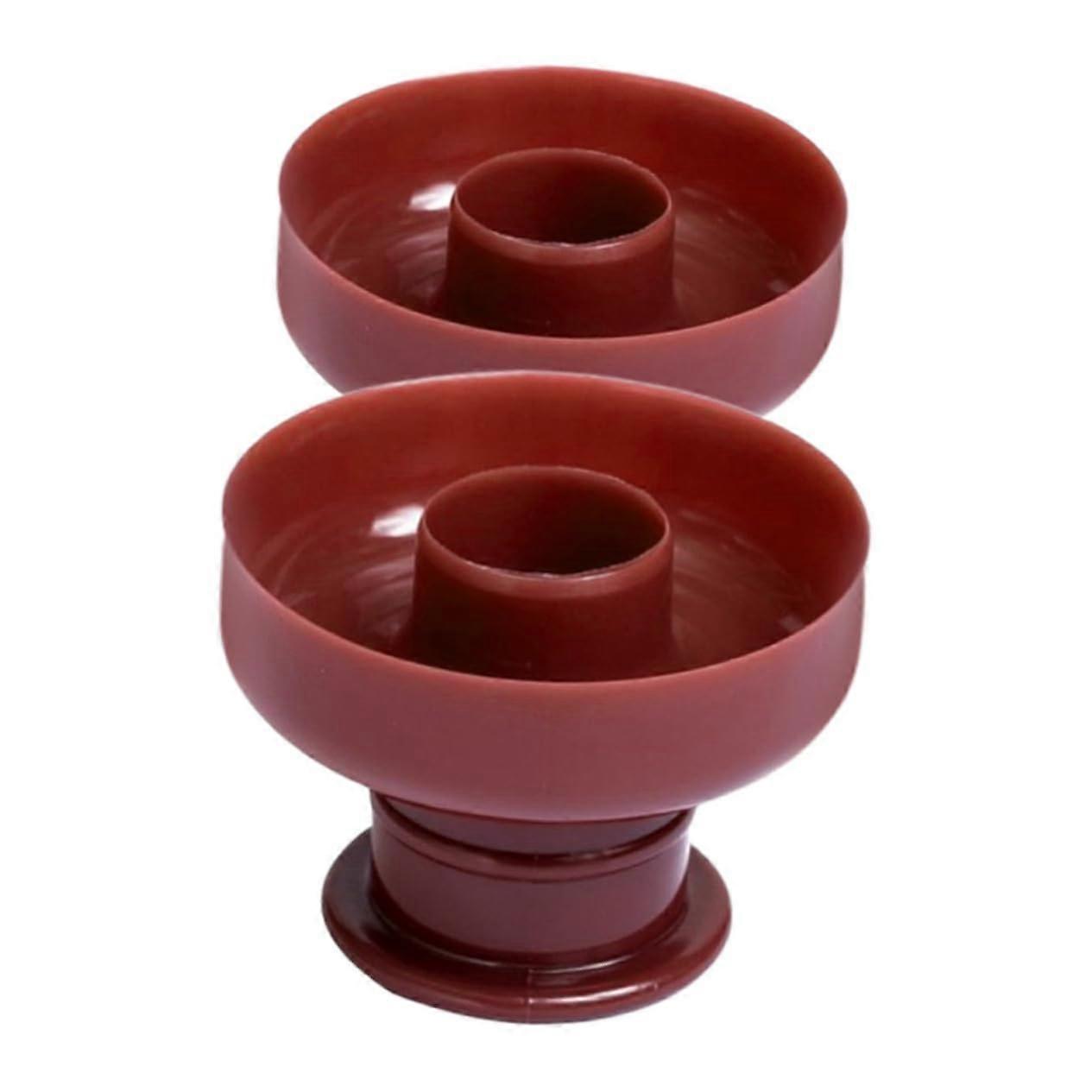 2pcs Donut Molds for Baking Non-Stick Thick Design 1 Inch Silicone Doughnut Pan DIY Baking Molds