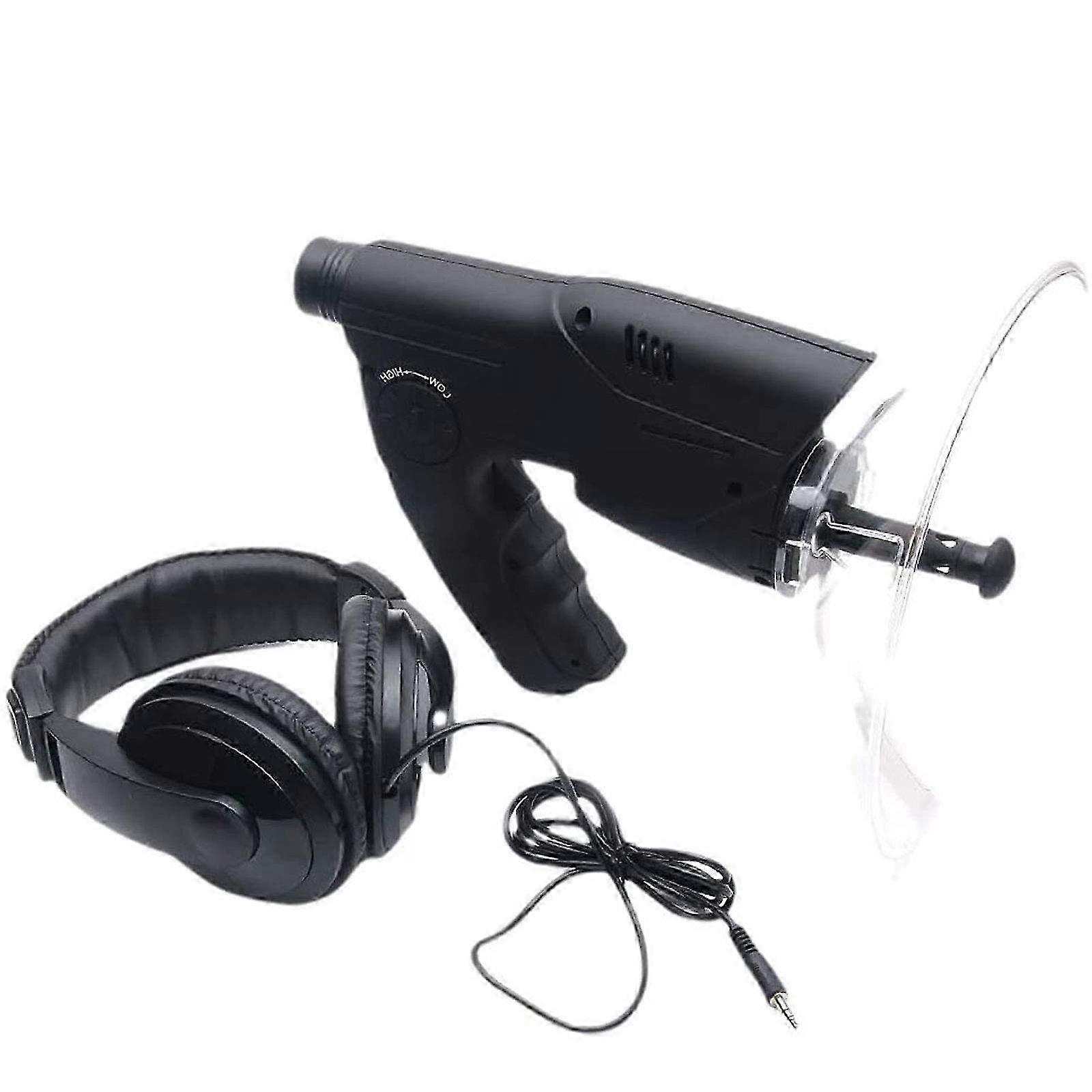 25-26 Parabolic Microphone Monocular 8X Monocular Sound Amplifier Bionic Ear for Birds & Nature Observation