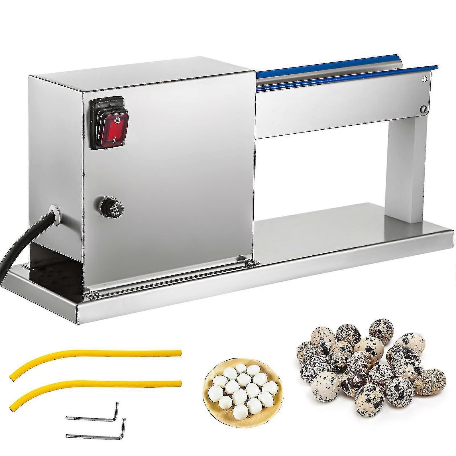Quail Egg Peeler Machine, Semi-automatic Quail Egg Sheller, 50kg/h, Quail Peeler
