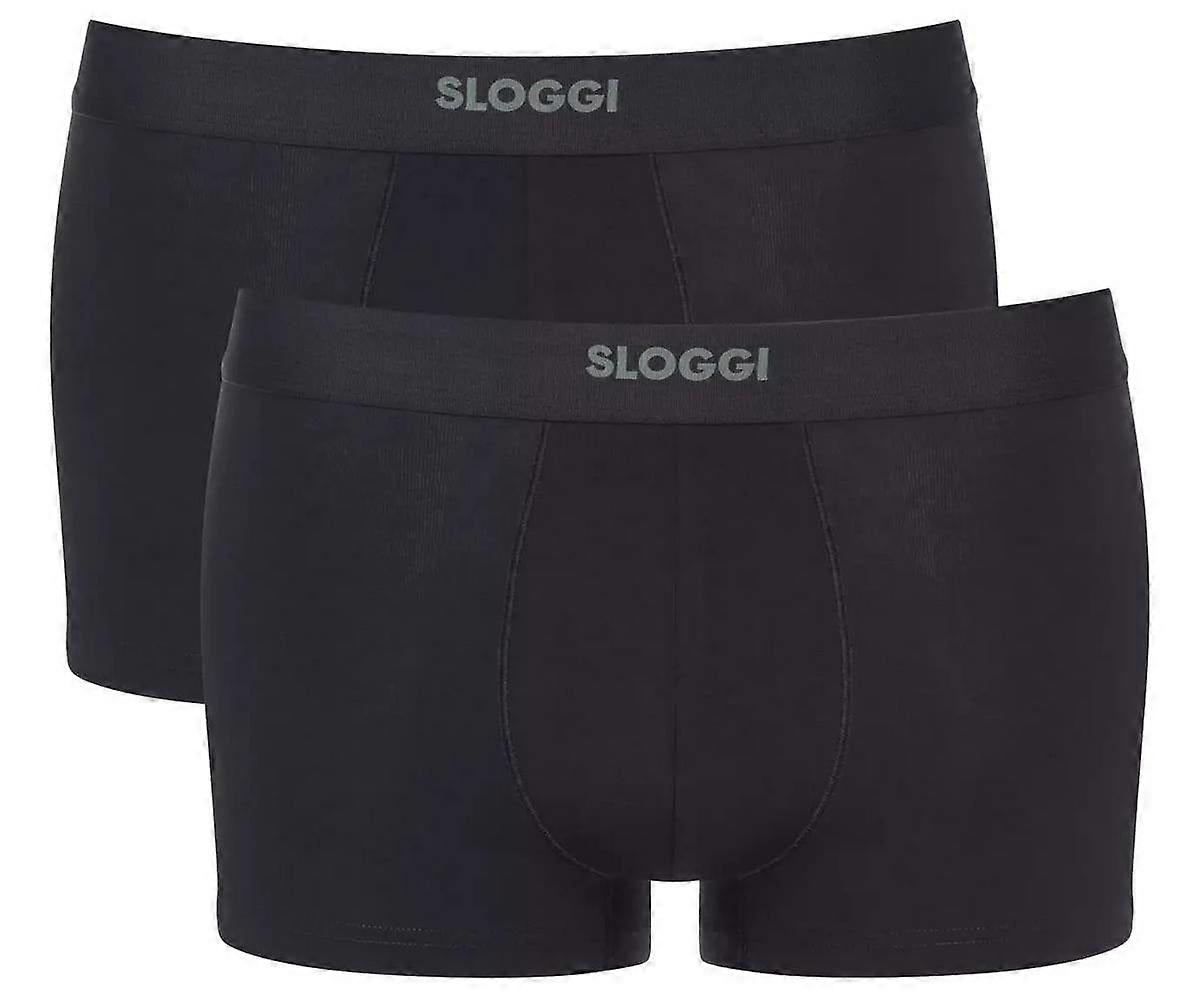 Sloggi Ever Ease 2 Pack Hipster Brief - Black
