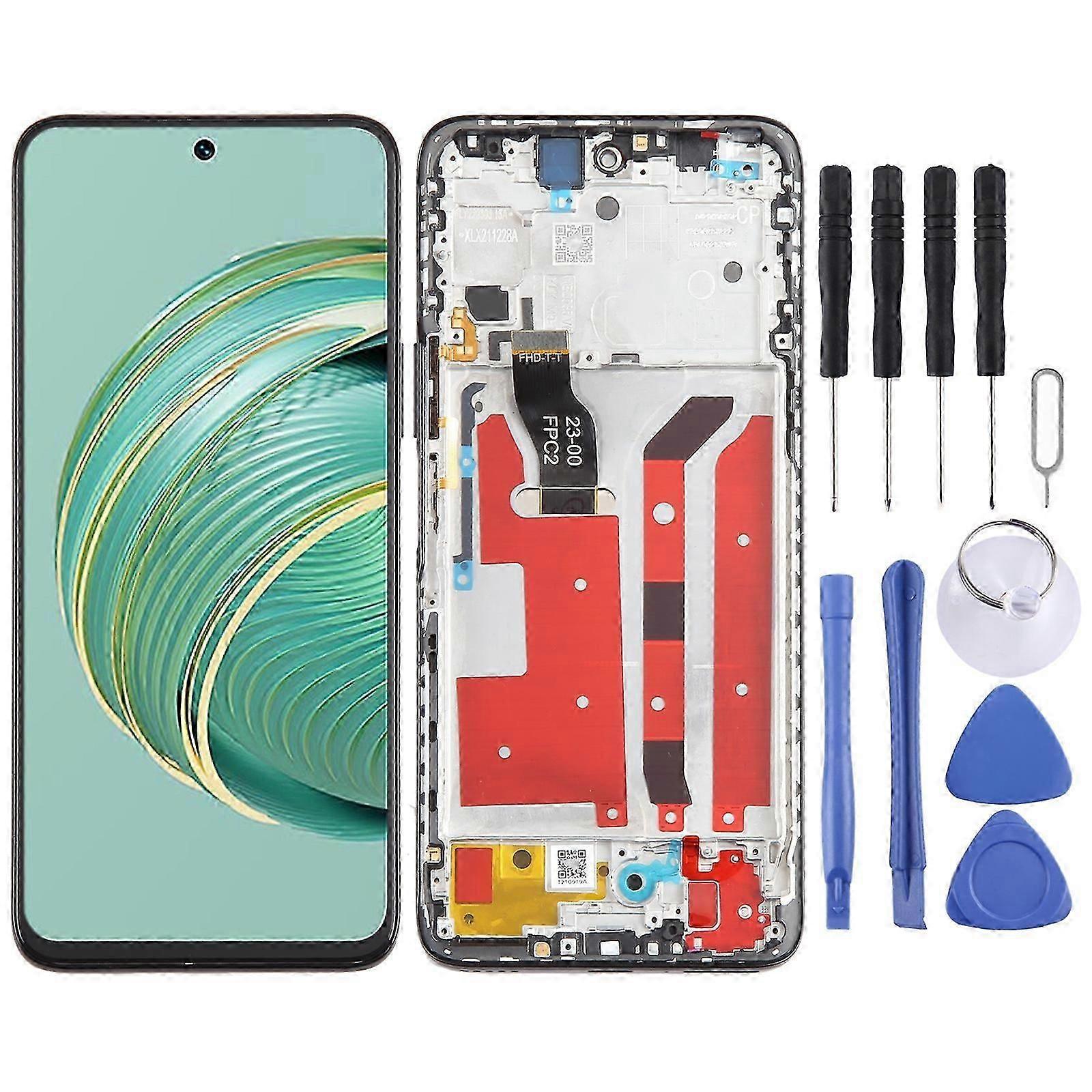 For Huawei Nova 10z COMPATIBLE LCD Screen Digitizer Full Assembly with Frame