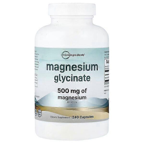Micro Ingredients, Magnesium Glycinate, 240 Capsules (166 mg per Capsule)