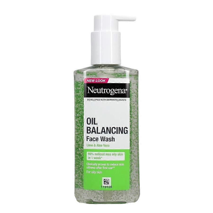 Neutrogena oljebalanserende ansiktsvask med lime og aloe vera 200 ml
