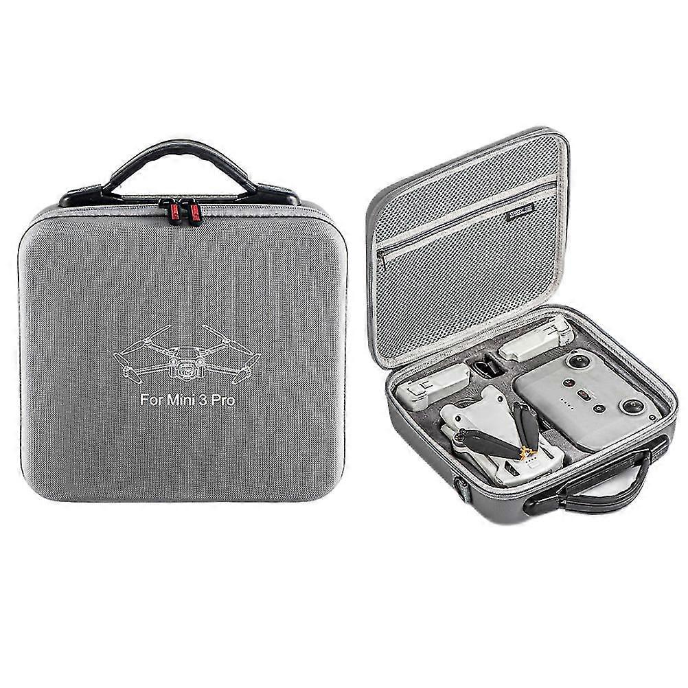 2025 Carrying Case Compatible for Mini 3 Pro Drone and RC Smart Controller Portable Compact Hard Carrying Case