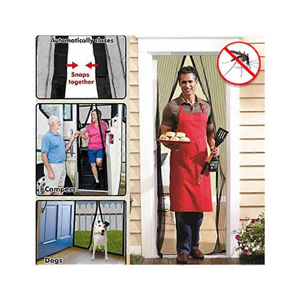 Magnetic Flyscreen Door Frame Protector from Insects Mosquitos Bugs Flies Pests