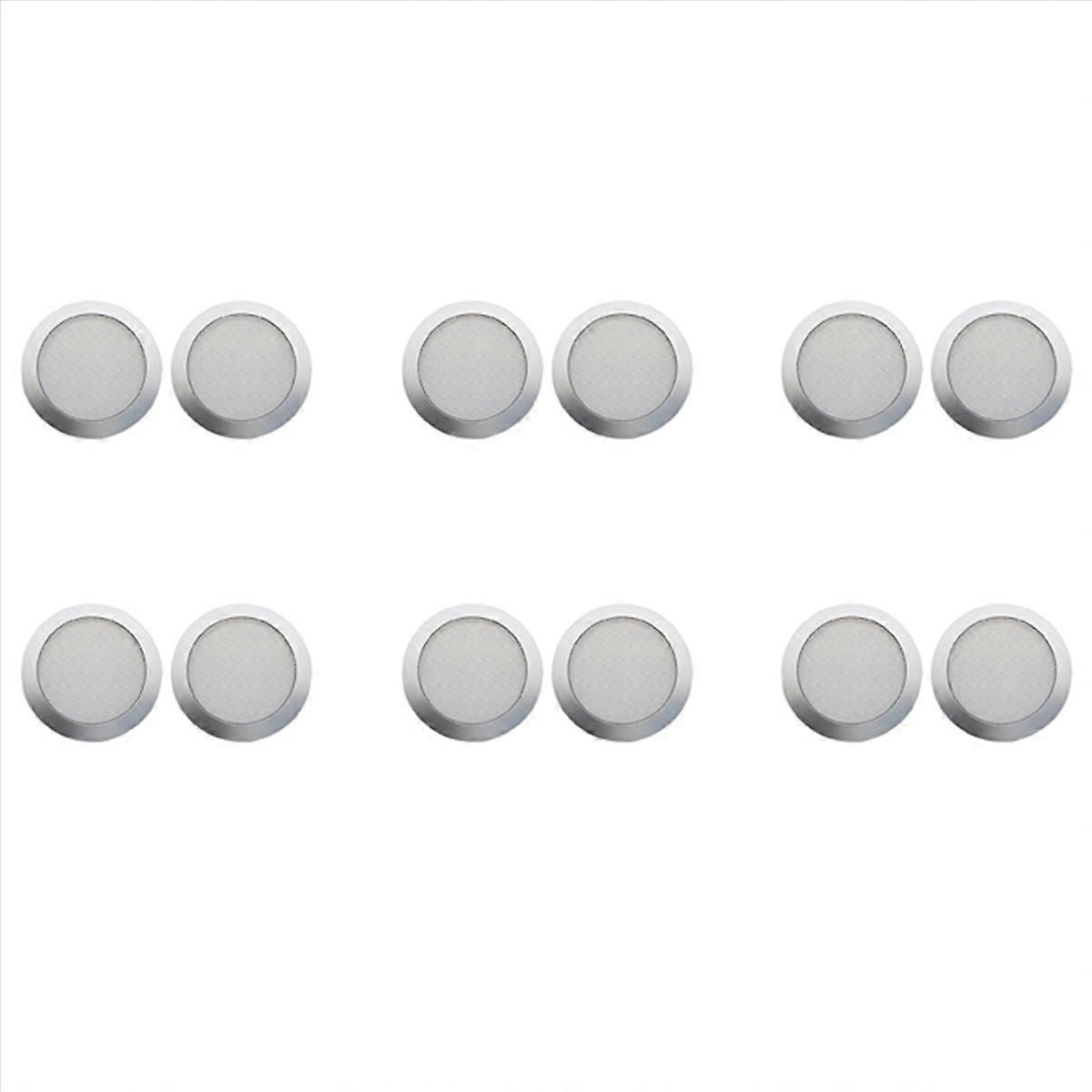 Ceiling Speaker Grille, 4-Inch Embedded Audio Speaker Grille(Silver)