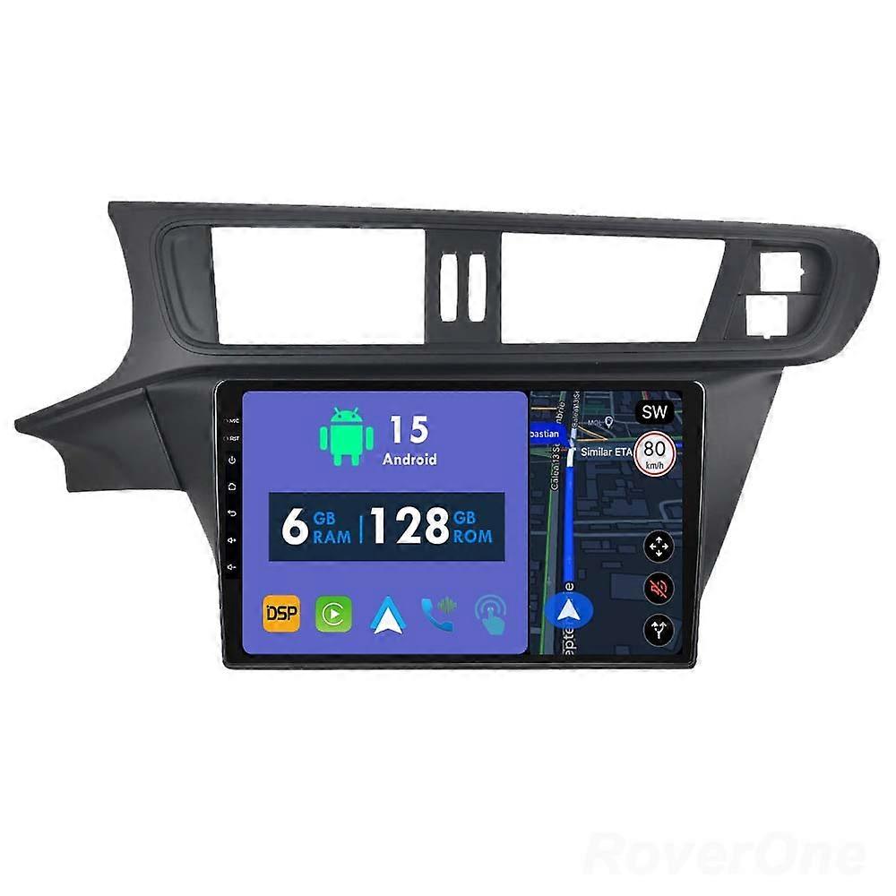 Car Radio 6G+128G CarPlay GPS Navigation Head Unit for Citroen C3-XR C3XR 2010-2018 Android Auto Bluetooth Stereo Touch Screen