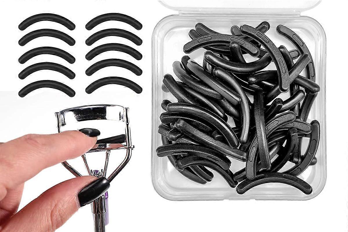 100 Replacement Eyelash Curler Rubber Pads Refill Cosmetic Makeup Tool