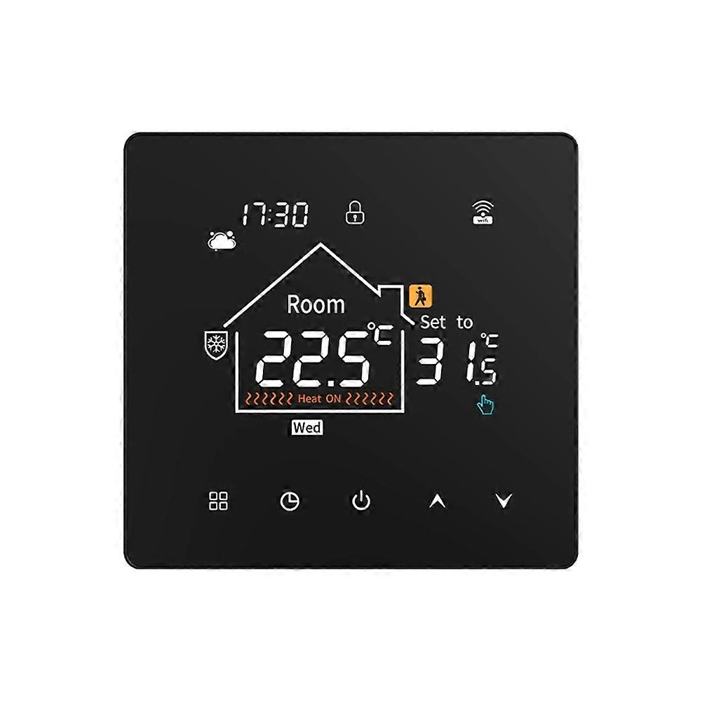 Smart WiFi Thermostat for Underfloor Heating with Adjustable Brightness and Temperature Accuracy for Optimal Comfort 16A