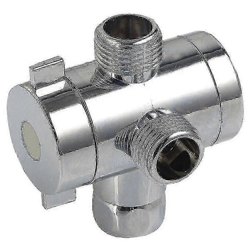 3-vejs T-adapter til badekar/bruser/bruserblander/omskifterventil