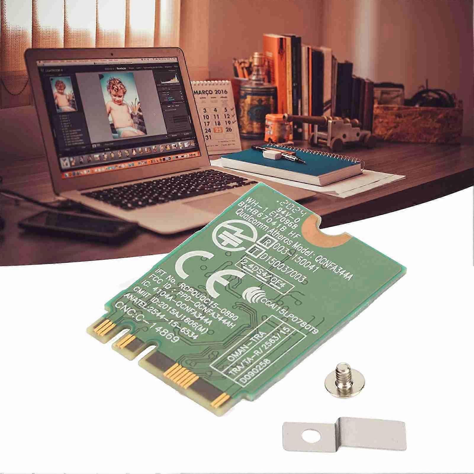 M.2 NGFF Network Card NFA344A 867Mbps BT4.1 Plug and Play 2.4Ghz 5Ghz Dual Frequency Wireless AC WiFi Adapter 