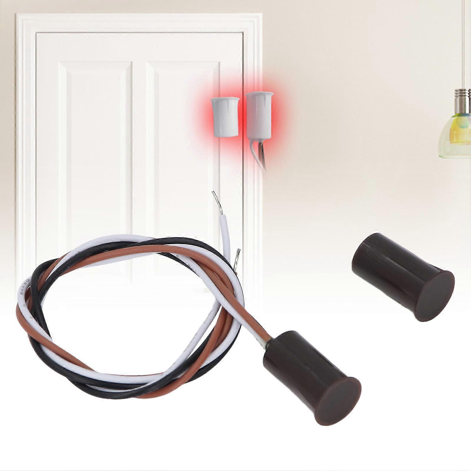 5 Sets Recessed Magnetic Switch DC100V 10W NO NC Door Sensor Window Reed Switch for Alarm System Access Control 