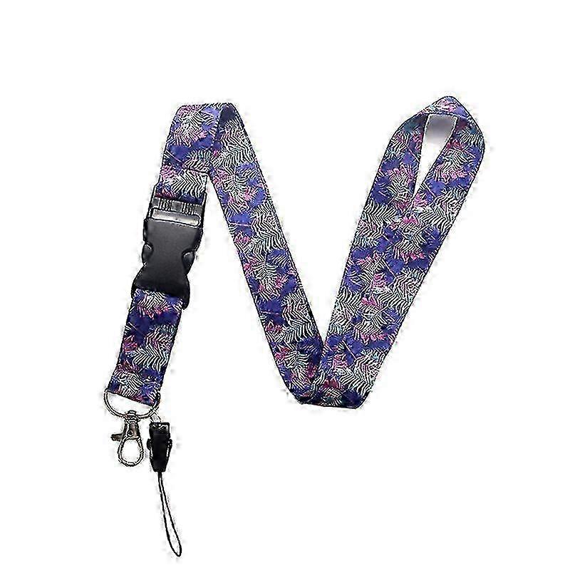 Keychain Lanyard For Keys Detachable Premium Soft Fabric Neck With Removable Buckle 6
