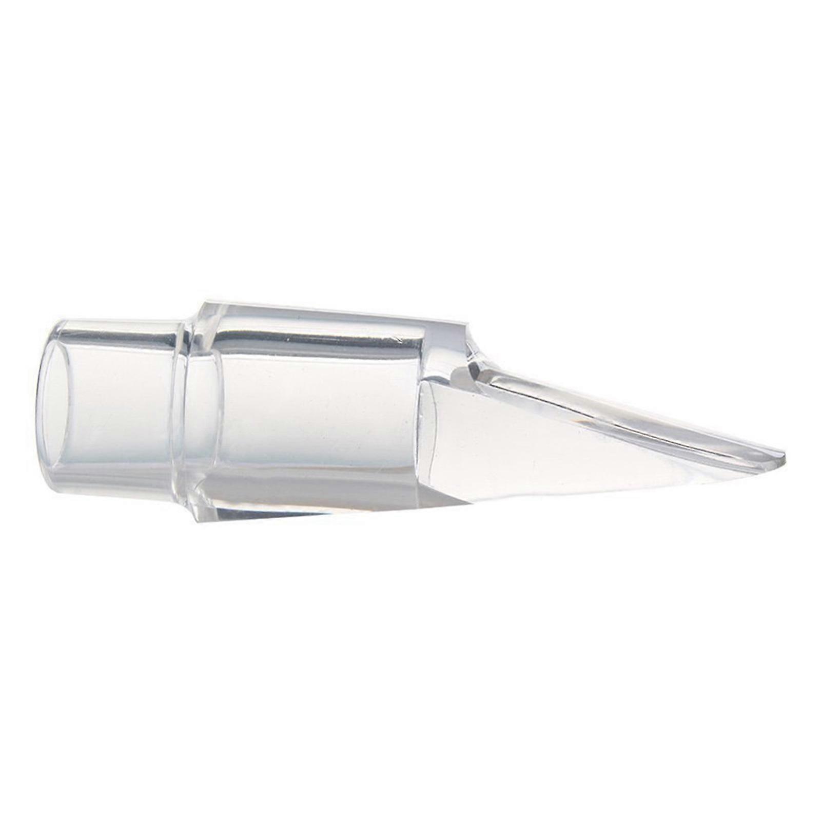 Clear Saxophone Mouthpiece ABS Design Optimal Tone Control and Easy Cleaning Maintenance Plastic Texture for Saxophone Multicolor