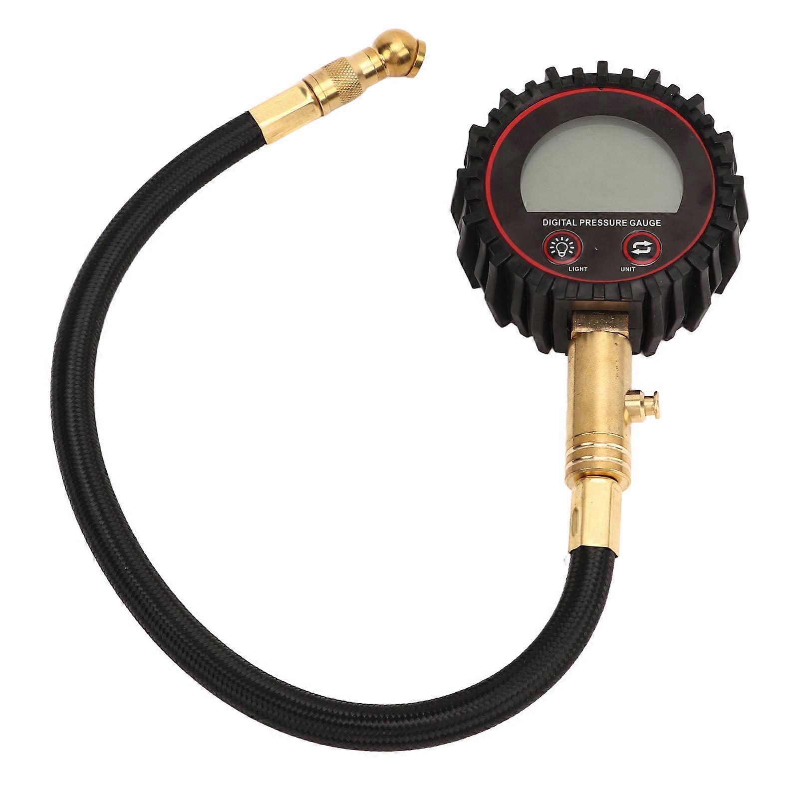Easy to read digital tire gauge for SUV and bike