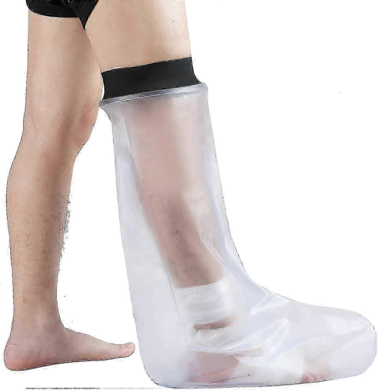 Half Leg Cast Protector - Waterproof for Adults, Safe for Use While Swimming or Showering