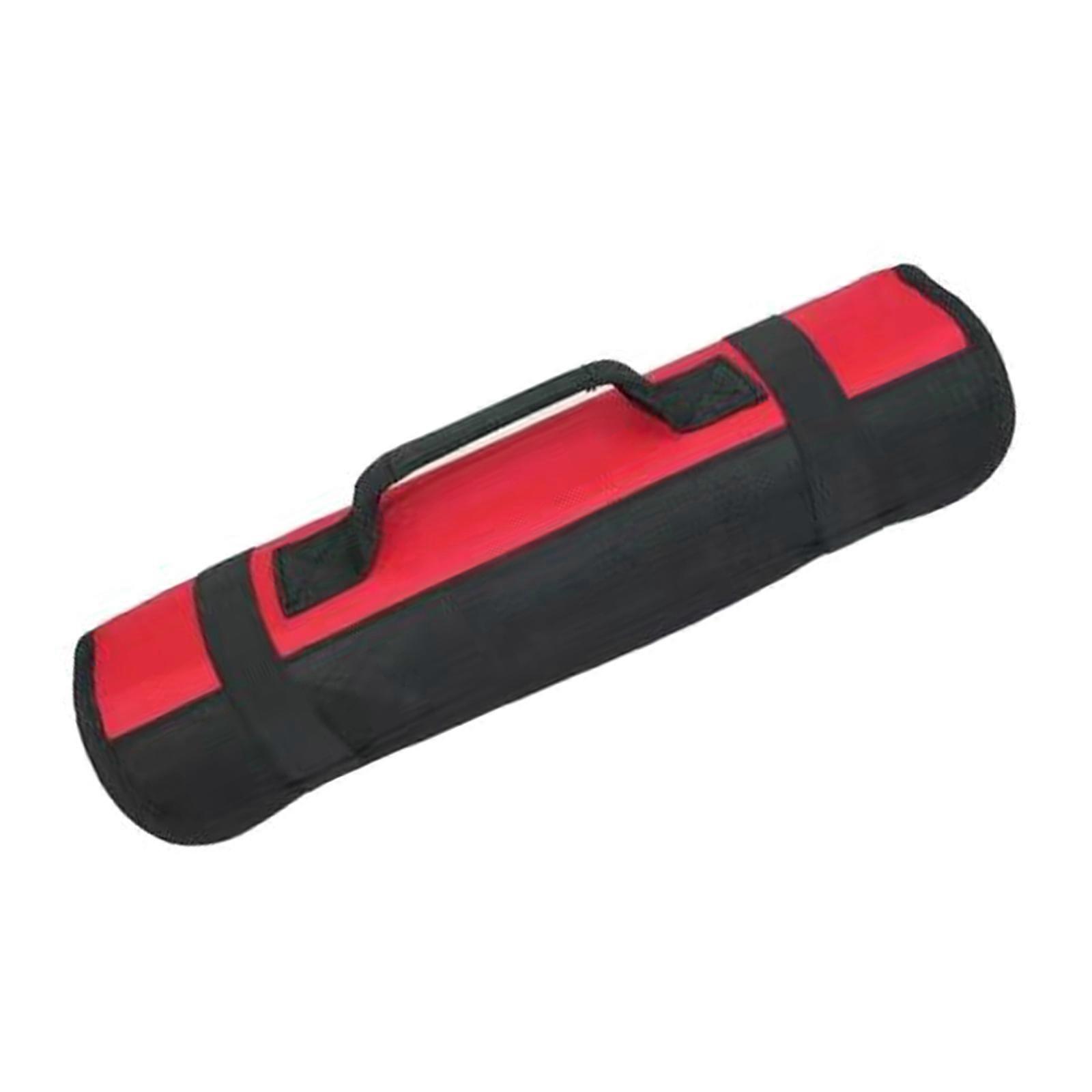 Nylon Carrying Bag Roll Type Tool Kit Electrician Tool Insert Bag Oxford Cloth Tool Kit Tool Bag Hardware Tool Travel  Red