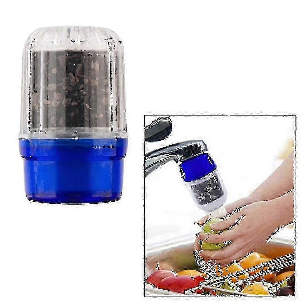 2pcs Kitchen Faucet Healthy Activated Carbon Precipitation Adjustable Dual Mode Sprayer Filter Diffuser Water Saving Nozzle Fauc