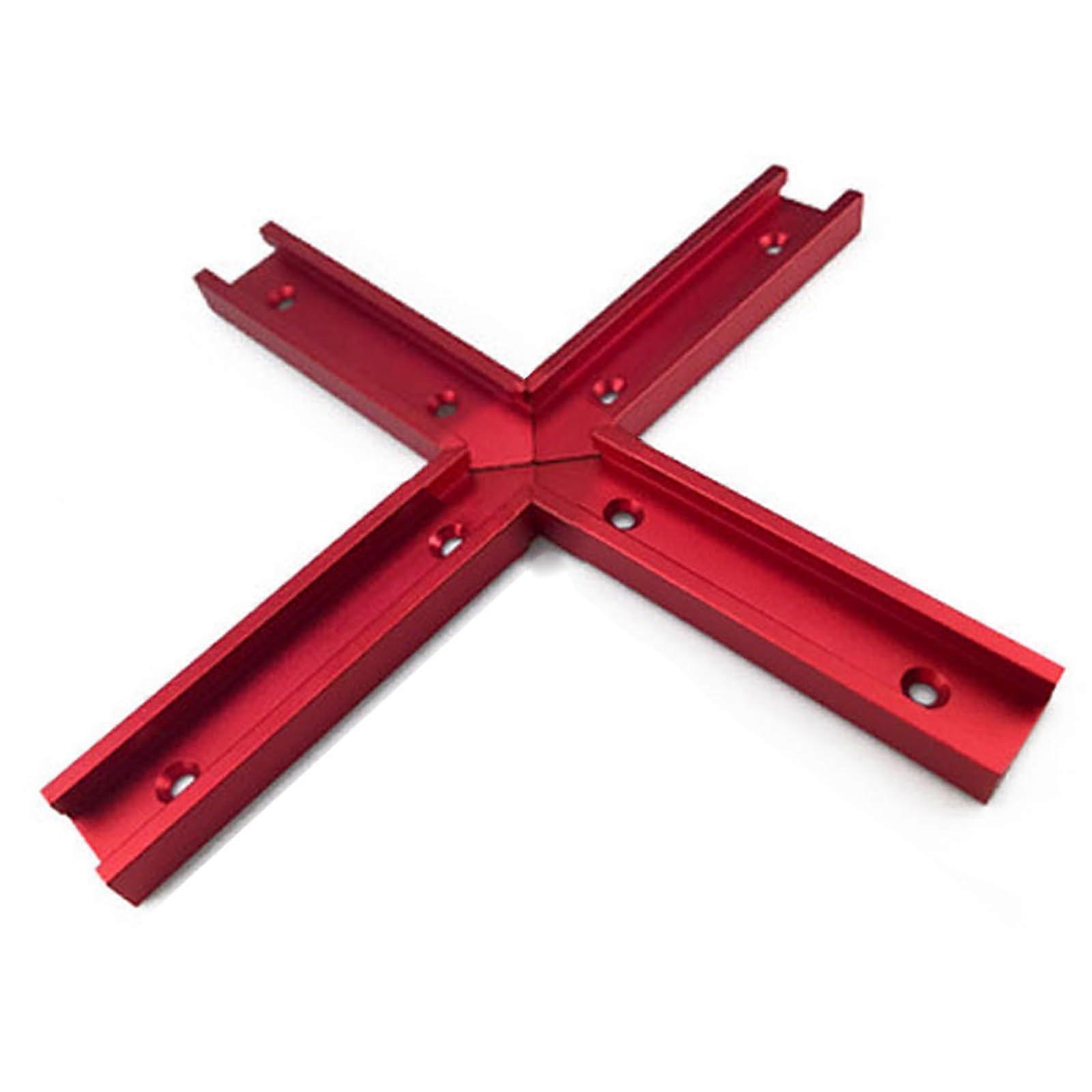 TTrack Cross Connectors For 30# Chutes Woodworking Miter Gauge Guide 100mm Circular Intersections
