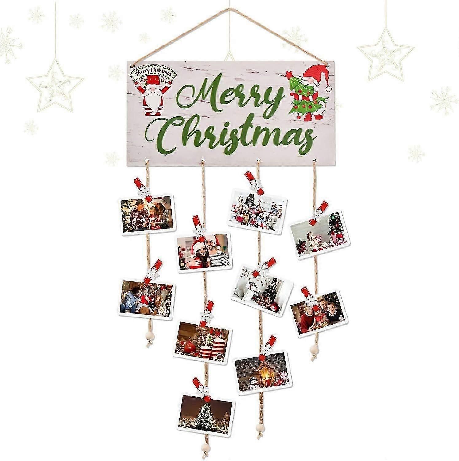 Christmas Card Holder Merry Christmas Picture Card Holder Christmas Card Display
