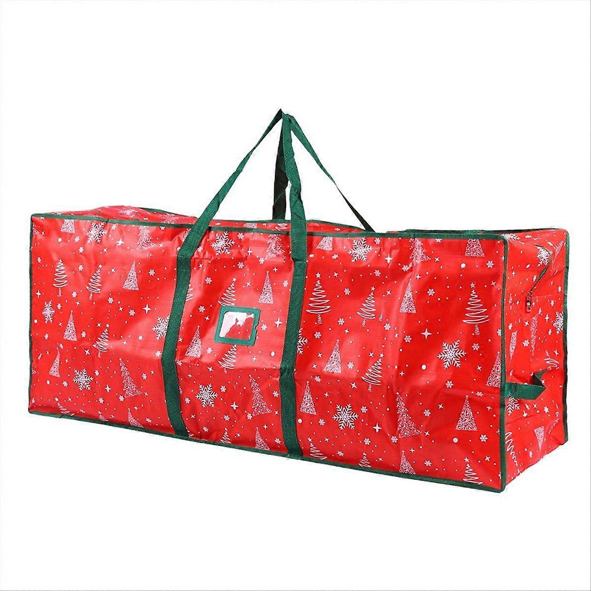Waterproof Christmas Tree Storage Bag Fits Artificial Trees with Labeling Card Slot for Storing Chr