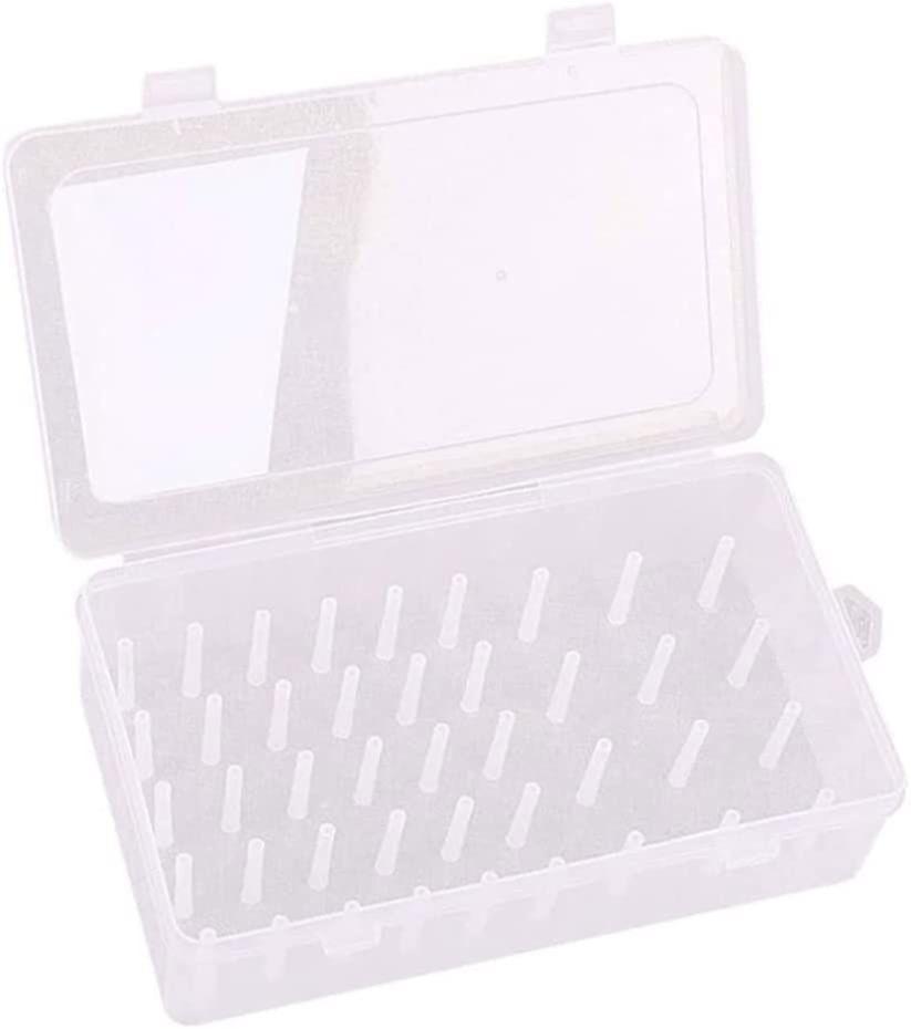 Sewing Thread Storage Box 42 Sewing Bobbins Embroidery Thread Sorting Holder Transparent1pcs