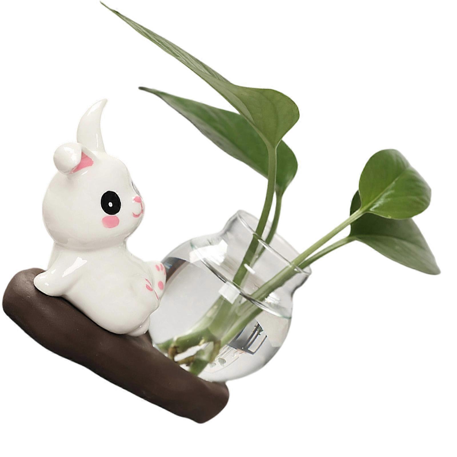 Multiple Shape Water Cultivation Decorative Part For Indoor Bushes And Minimal  Cute rabbit free hyd