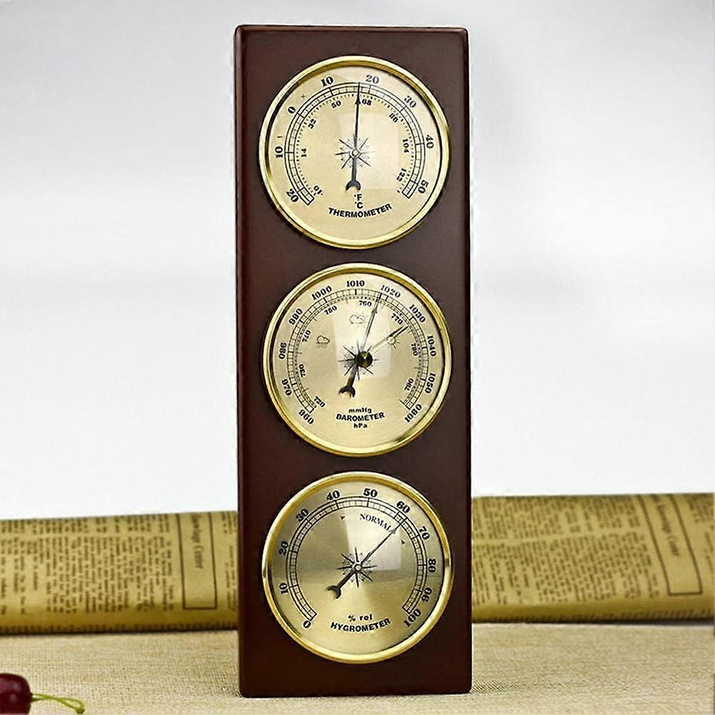 Barometer Traditional Weather Station Analog Weather Station 3 In 1 Barometer Thermometer Hygrometer