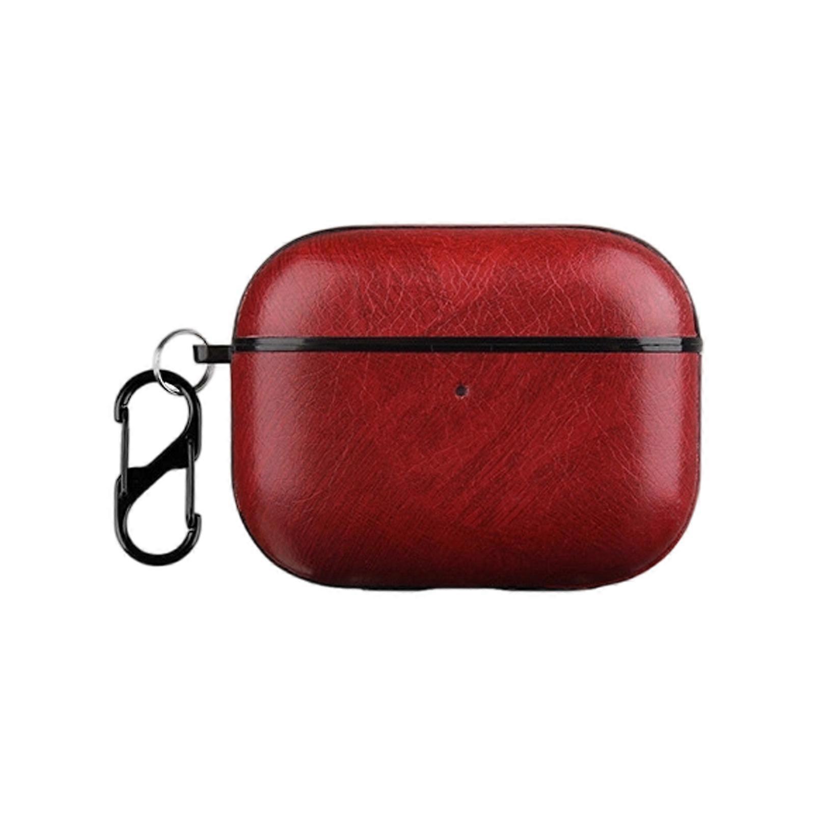 Wireless Charging Enabled Case for Pro3 Headsets Case Ergonomic Fit Splash Proof Reinforced Corner Protections  Red