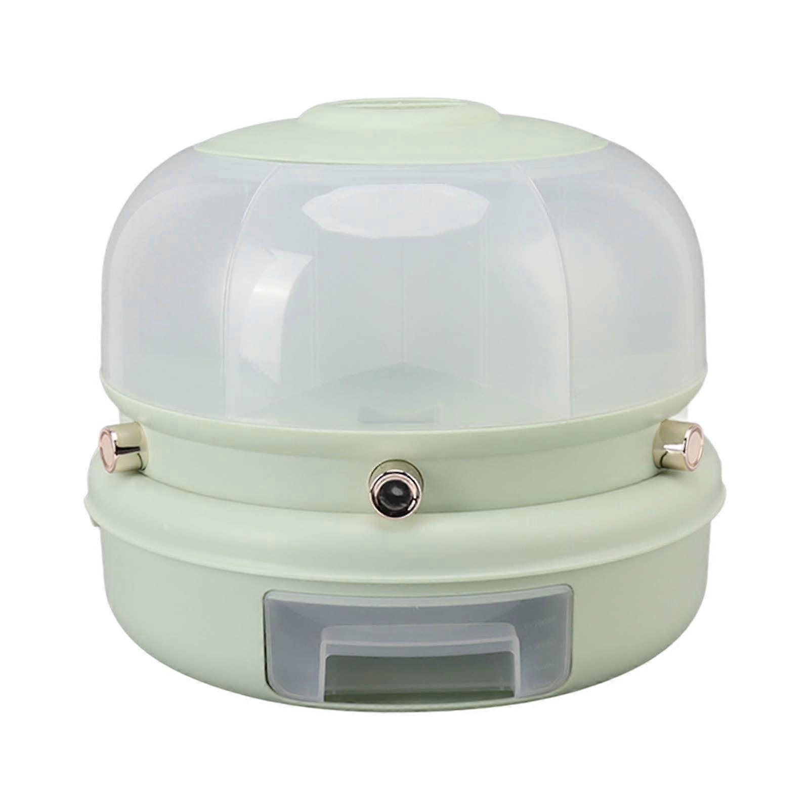 Food Grade PP Cereal Storage Container Rotatable Grain Dispenser Monolayer Transparent Easy Assembly Bucket