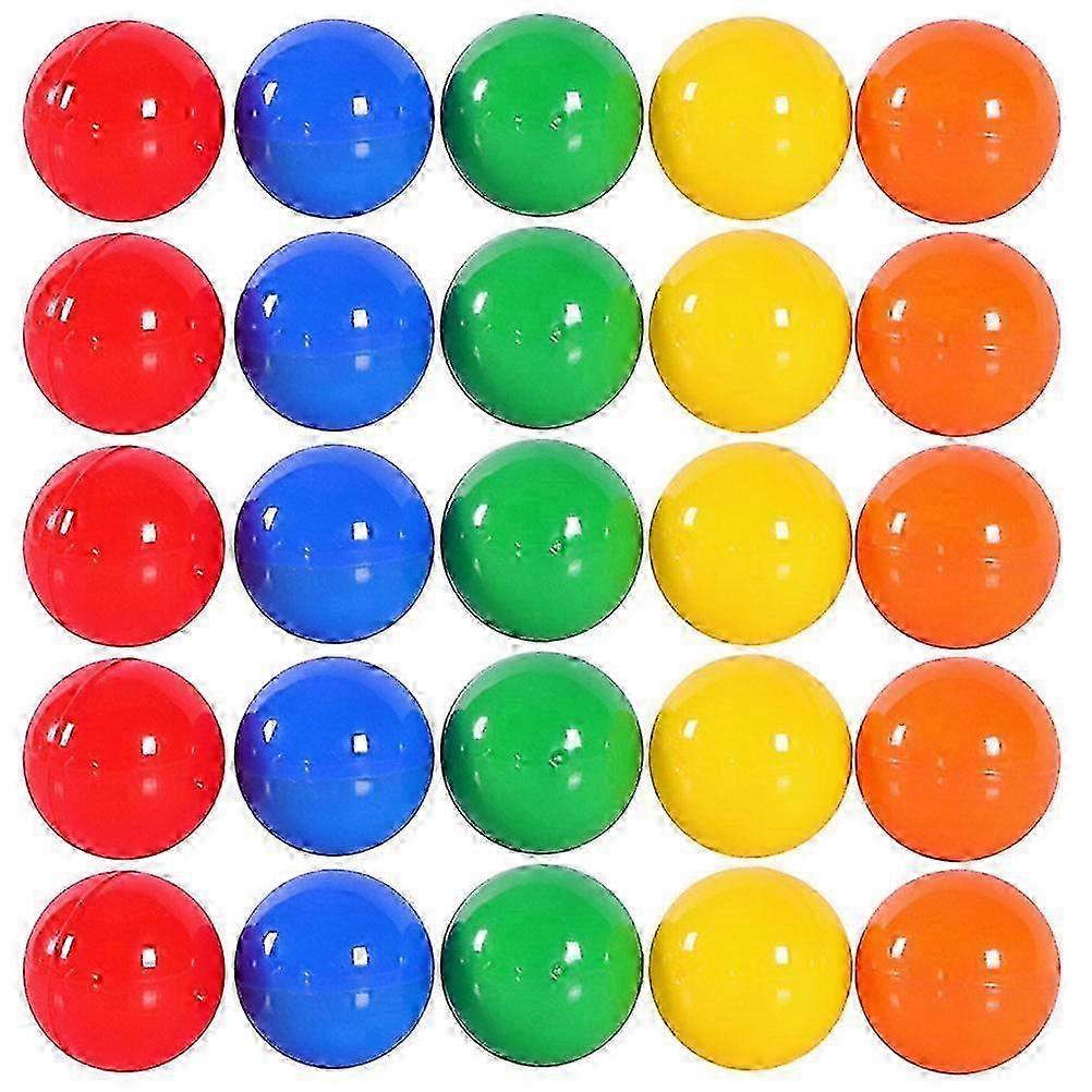 50Pcs Lottery Balls Colored Raffle Balls Openable Raffle Balls Small Lottery Balls Table Game Balls