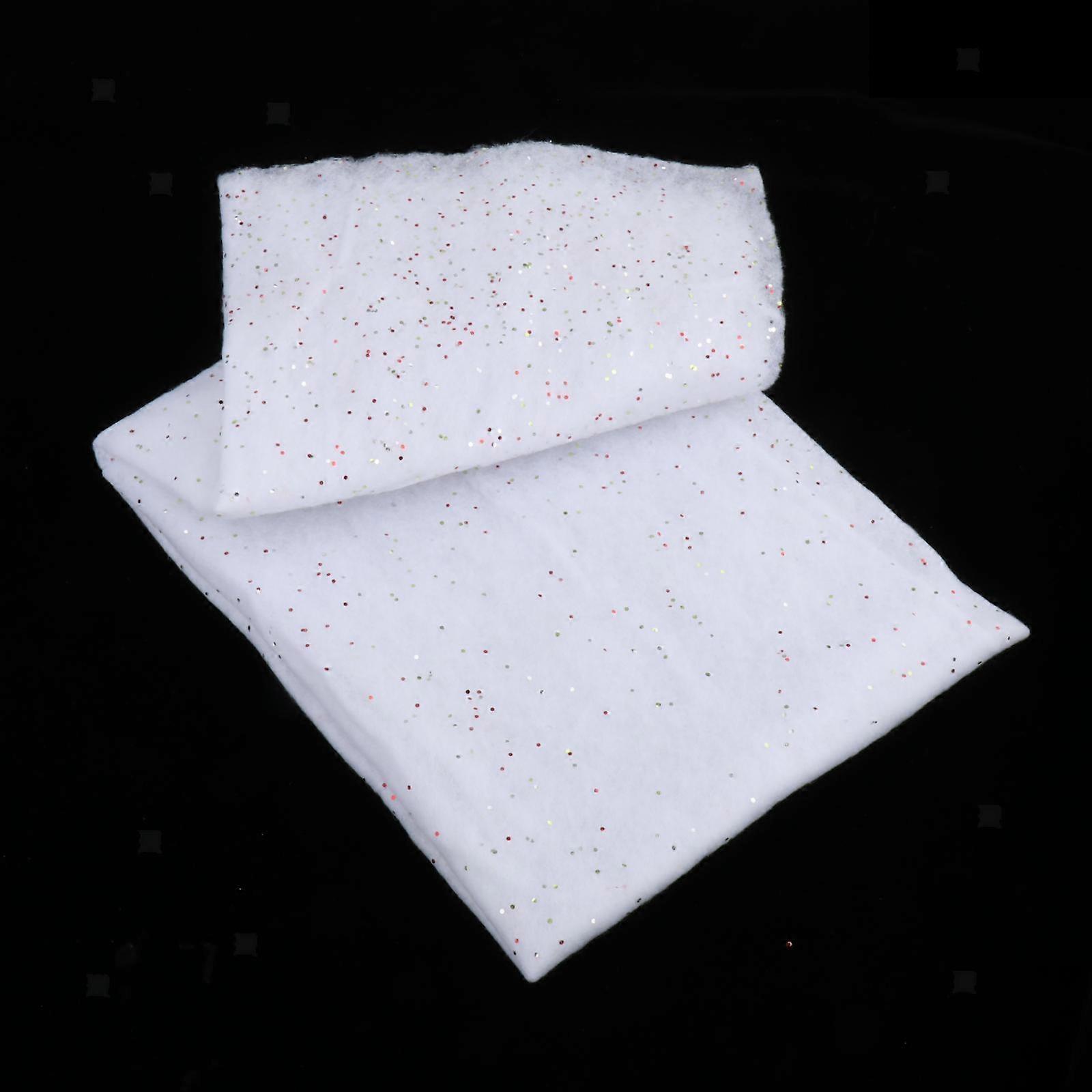 Christmas Snow Blanket Glittered Drape Wonderland Soft Winter Artificial Snow