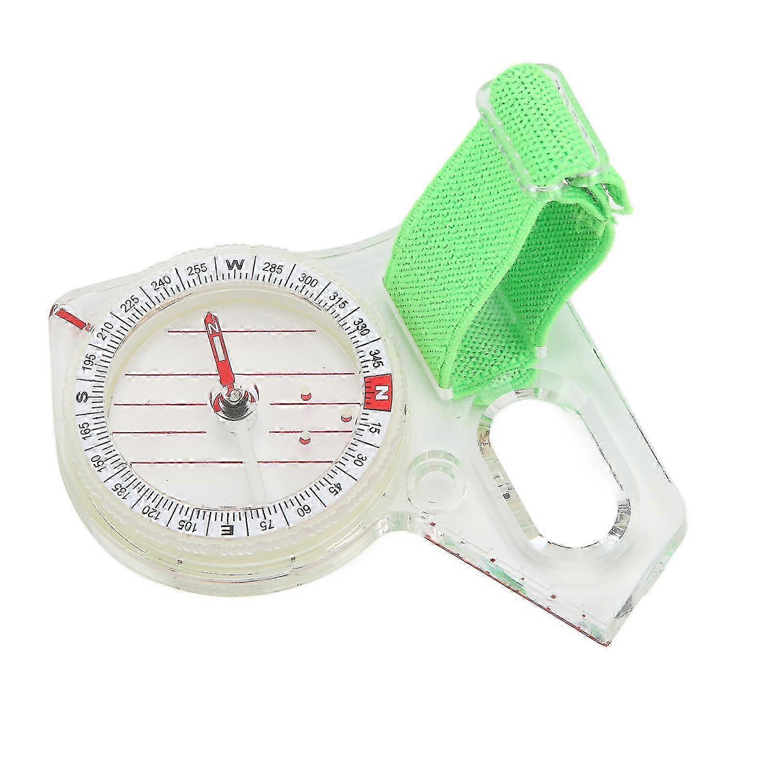 Orienteering Compass Clear Scale ABS Multifunction Thumb Compass With Luminous Point for Adventure Camping
