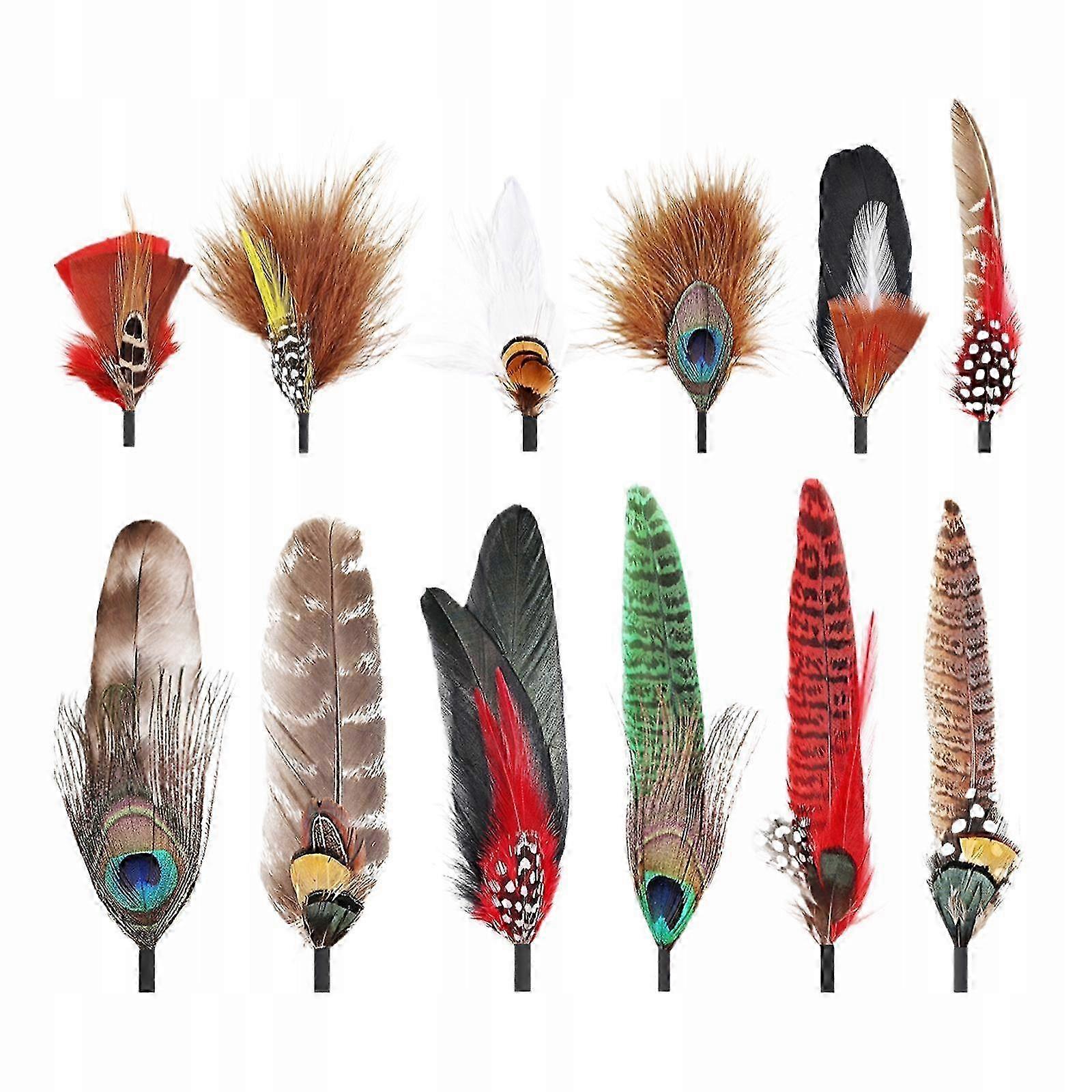 Hat Feathers Colorful Crafts Feathers For Fedora Hats Decoration Style D