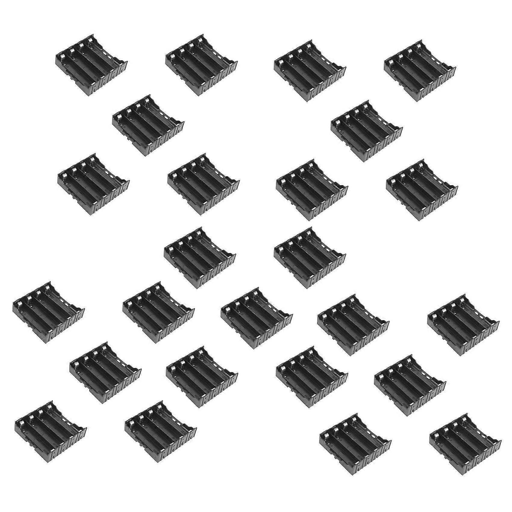 25Pcs Li-Ion DIY Battery Plastic Case Holder for 4X3.7V 18650 Battery