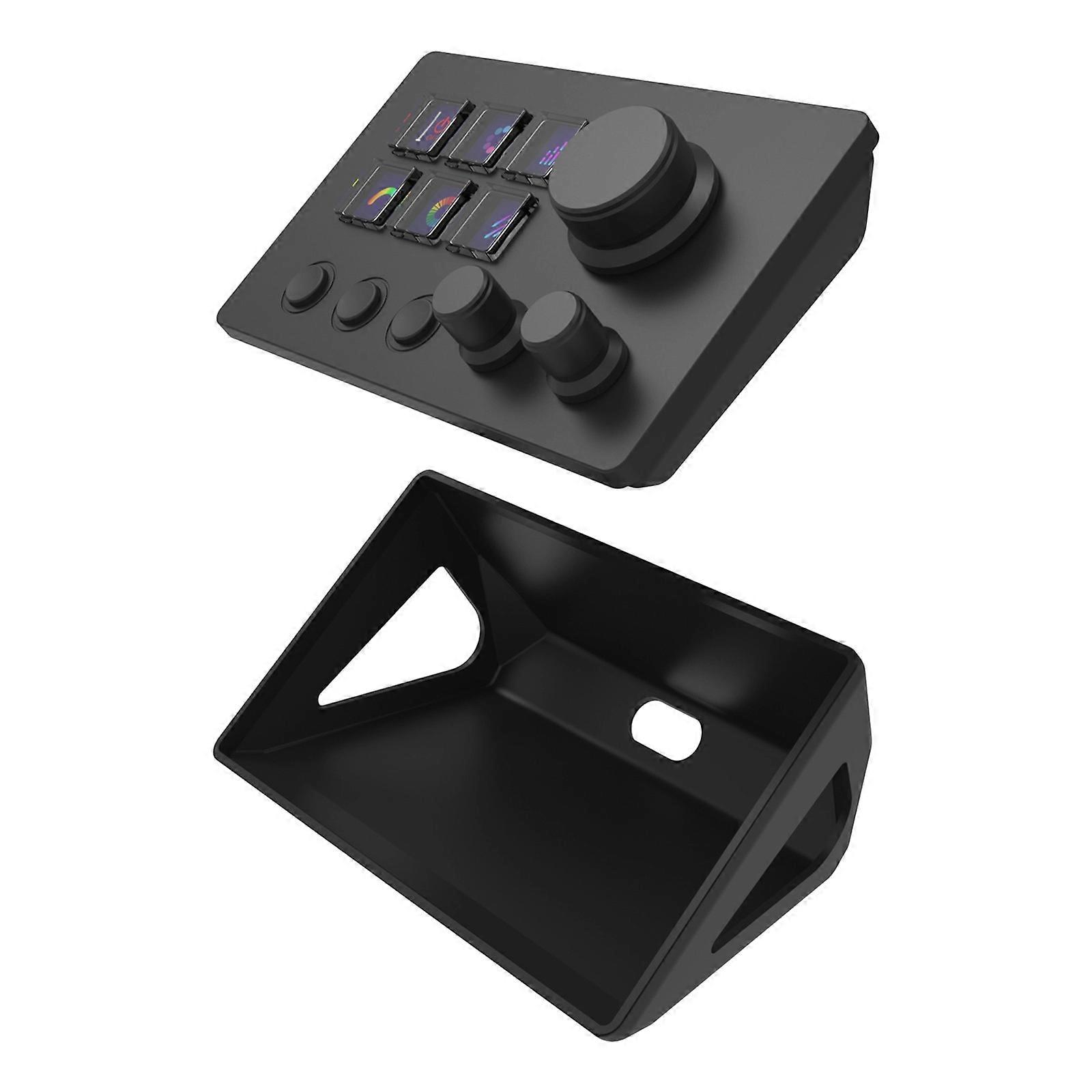 Programmable Macro Keyboard Multifunctional Console Panel Assistente Customization Button Mini Keyboard For PC Desktop  Black