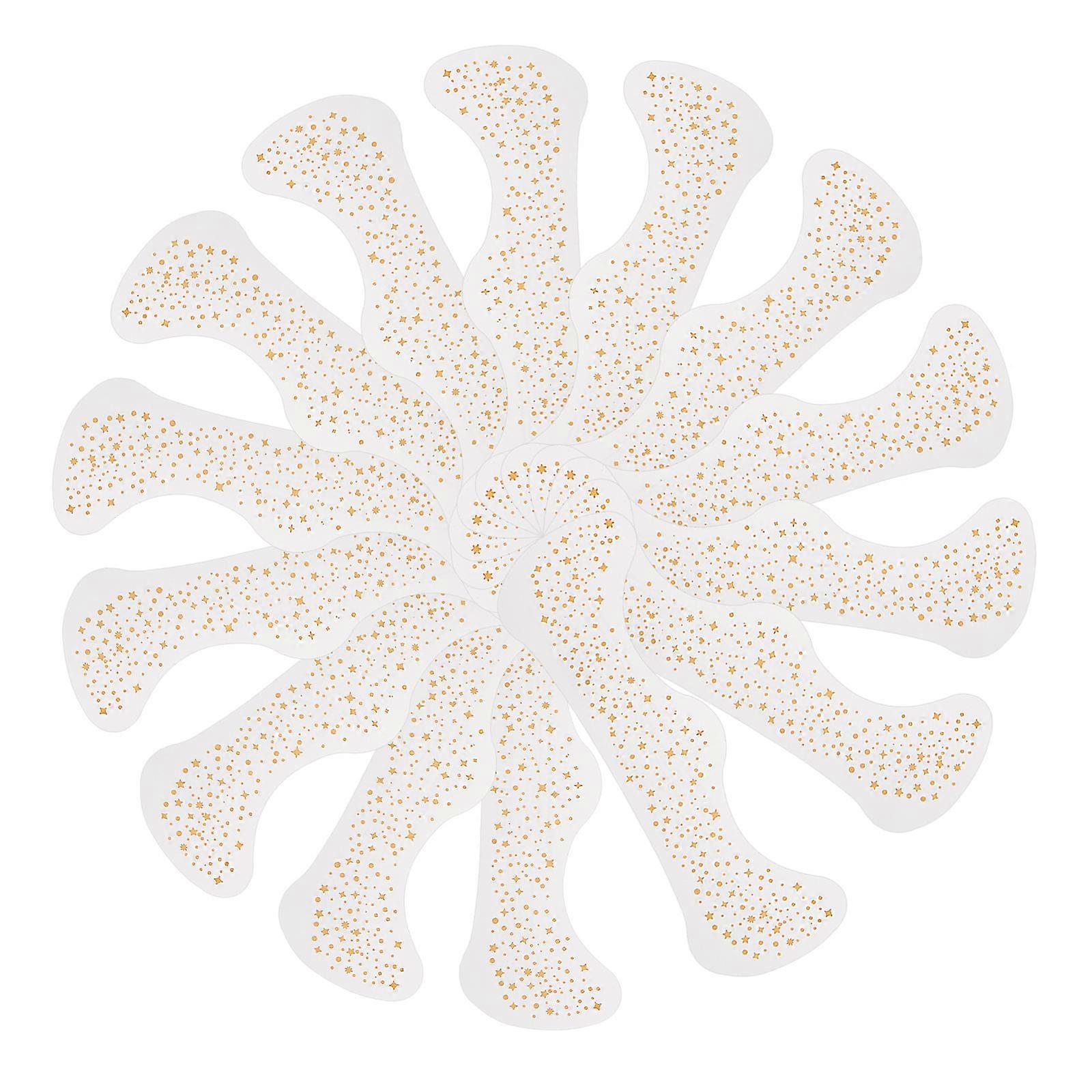 Glitter Freckles Stickers for Face 20Pcs Waterproof Easy Removable Freckle Patch