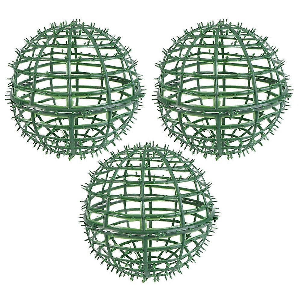 3Pcs Artificial Plant Flower Ball Holder for Plastic Topiary Support