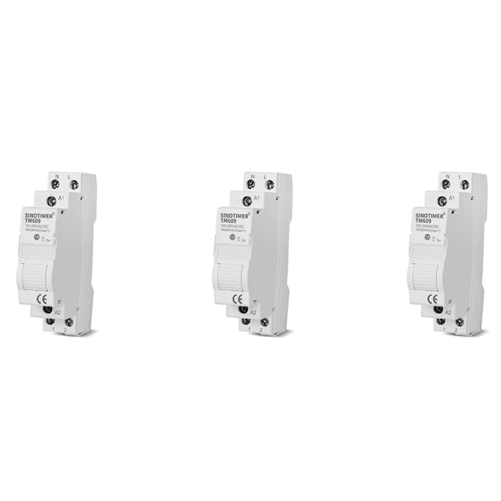 3X SINOTIMER TM609 WiFi Smart Timer Switch Tuya APP Remote Control Countdown Time Switch Home Staircase Light 220V 110V
