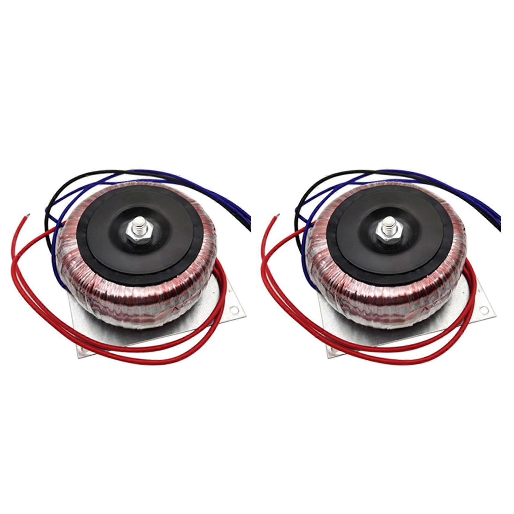 2X Dual 15V Copper Toroidal Transformer Power Supply Dual Power Supply Loop Transformer for Power Amplifier