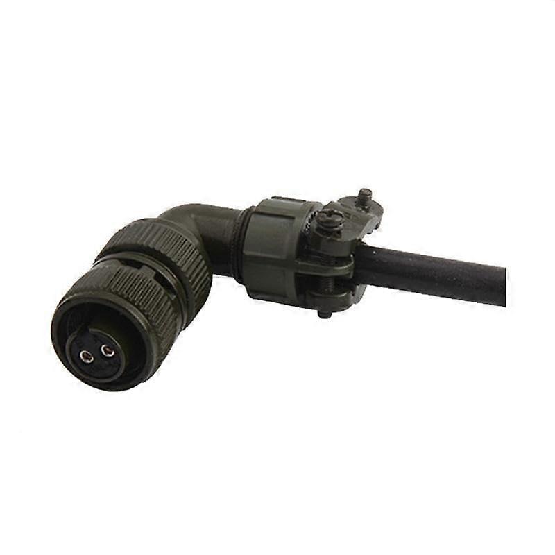 MS3108 2410S Military Standard 2 Pin Aviation Connector, Secure Two‑Core Design