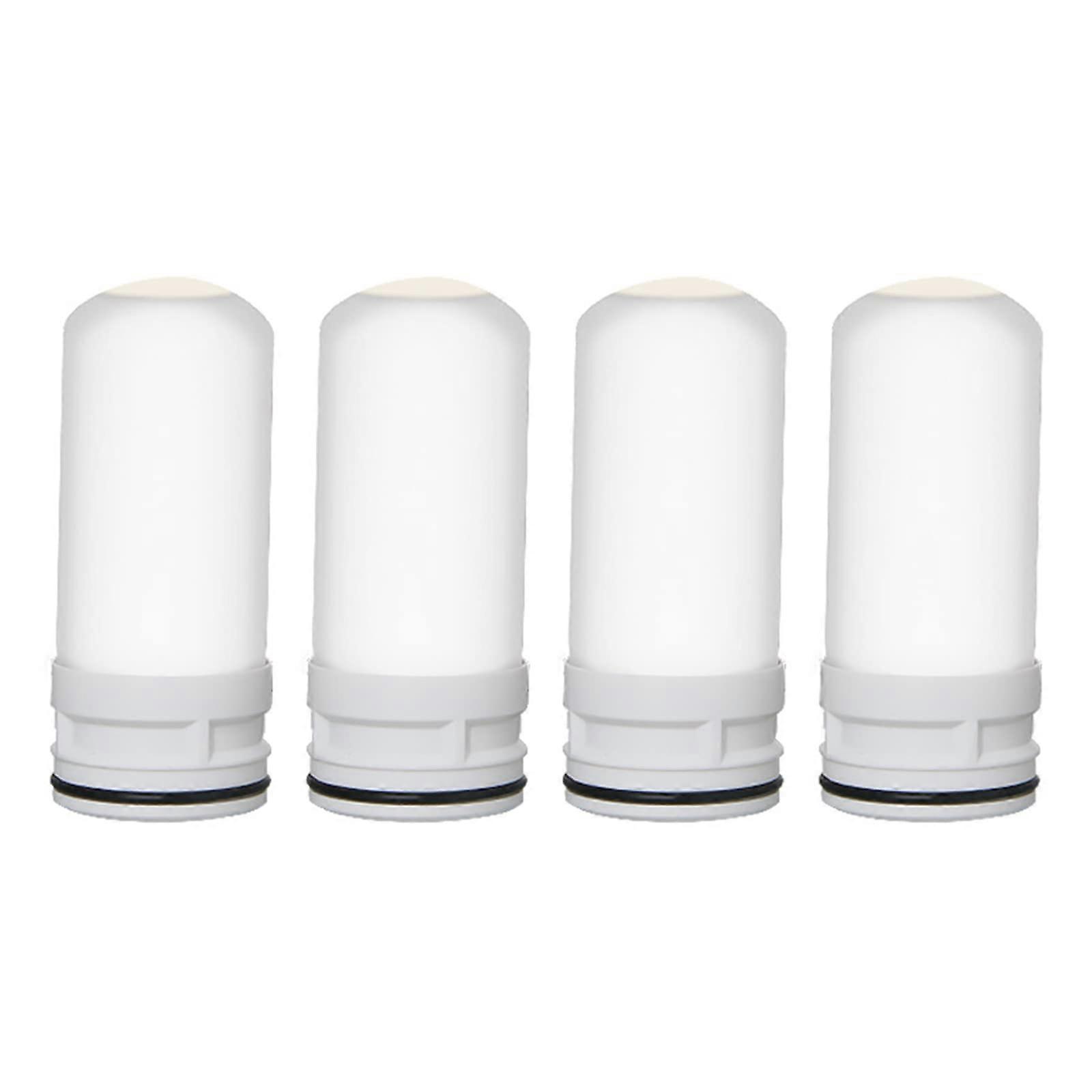 Ceramic Water Filter Cartridge Set for Faucet, Activated Carbon Purifier, Chlorine and Dirt Removal