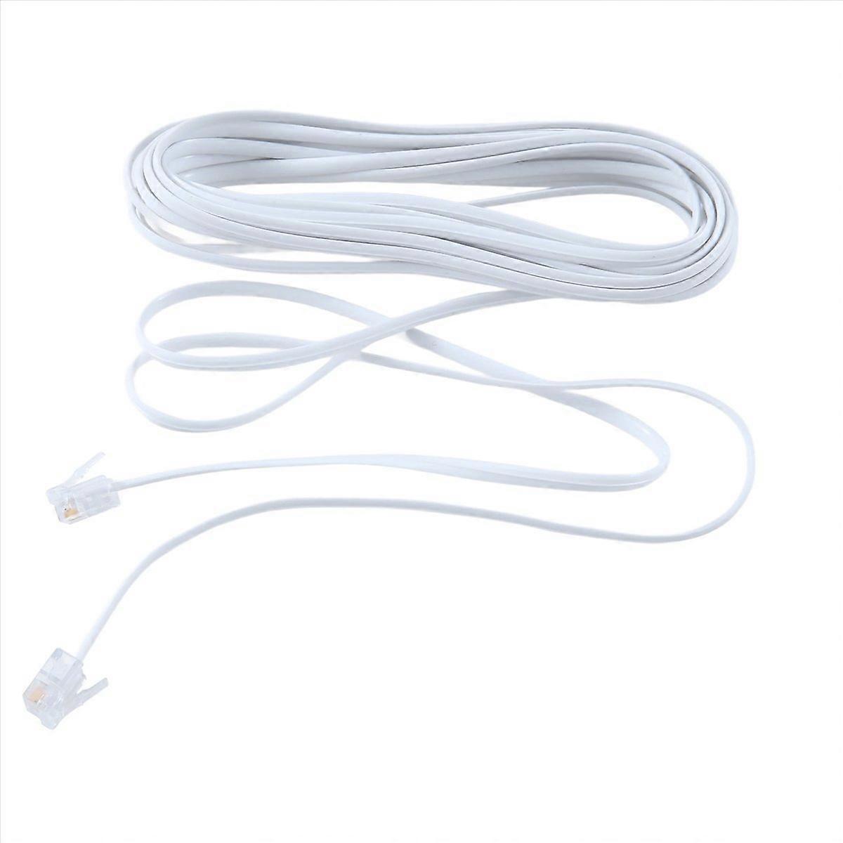 Telefonní kabel 6P2C RJ11 samec-samec, 5m
