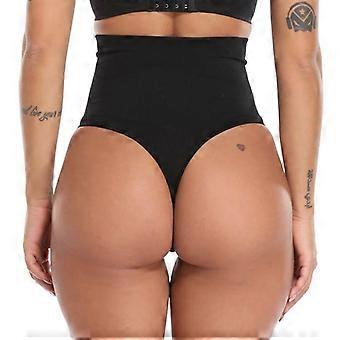 Tanga para mujer, bragas con control de barriga, ropa interior sin costuras slim