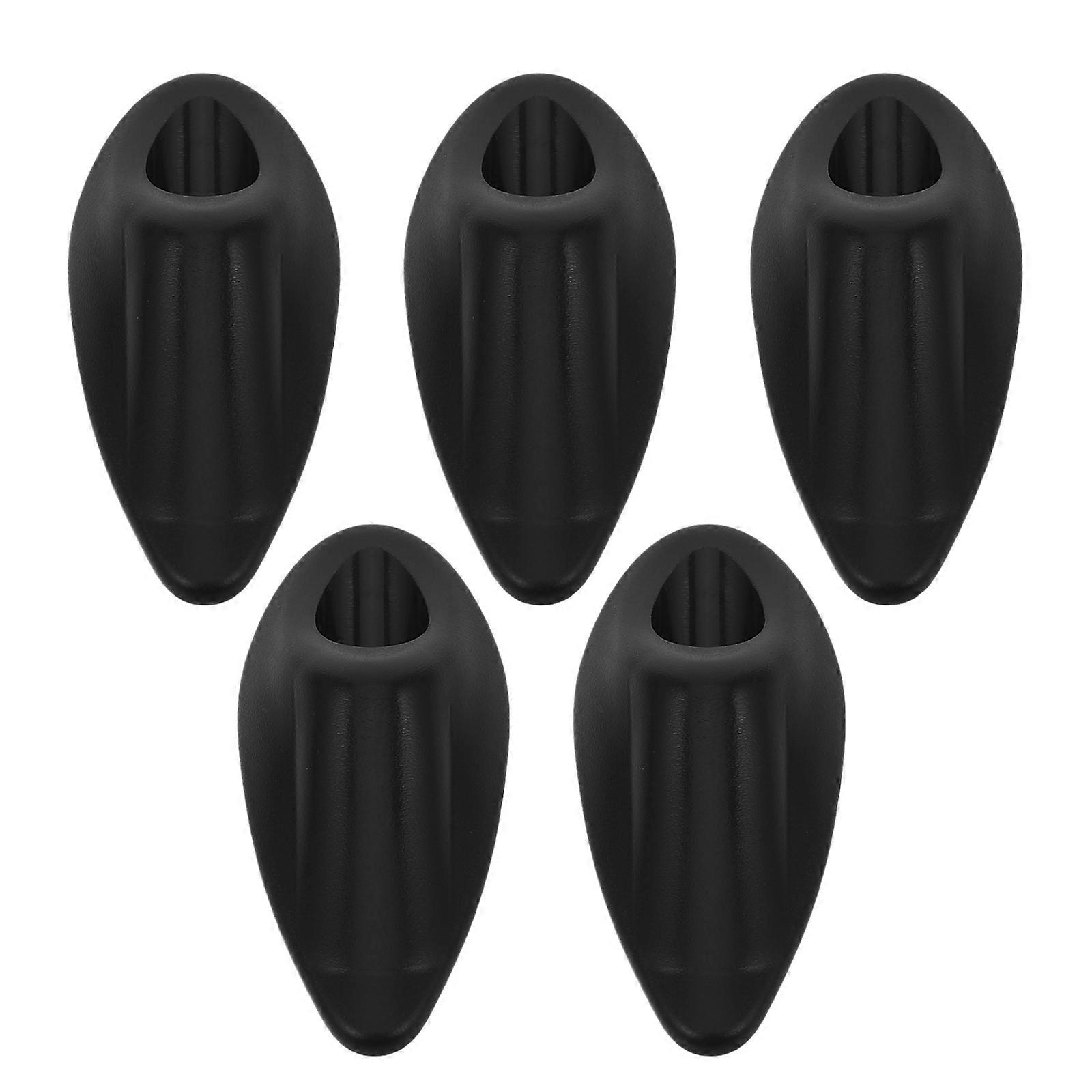 Nylon Bike Frame Plugs for Internal Cable Routing 5Pcs Embedded Design Black