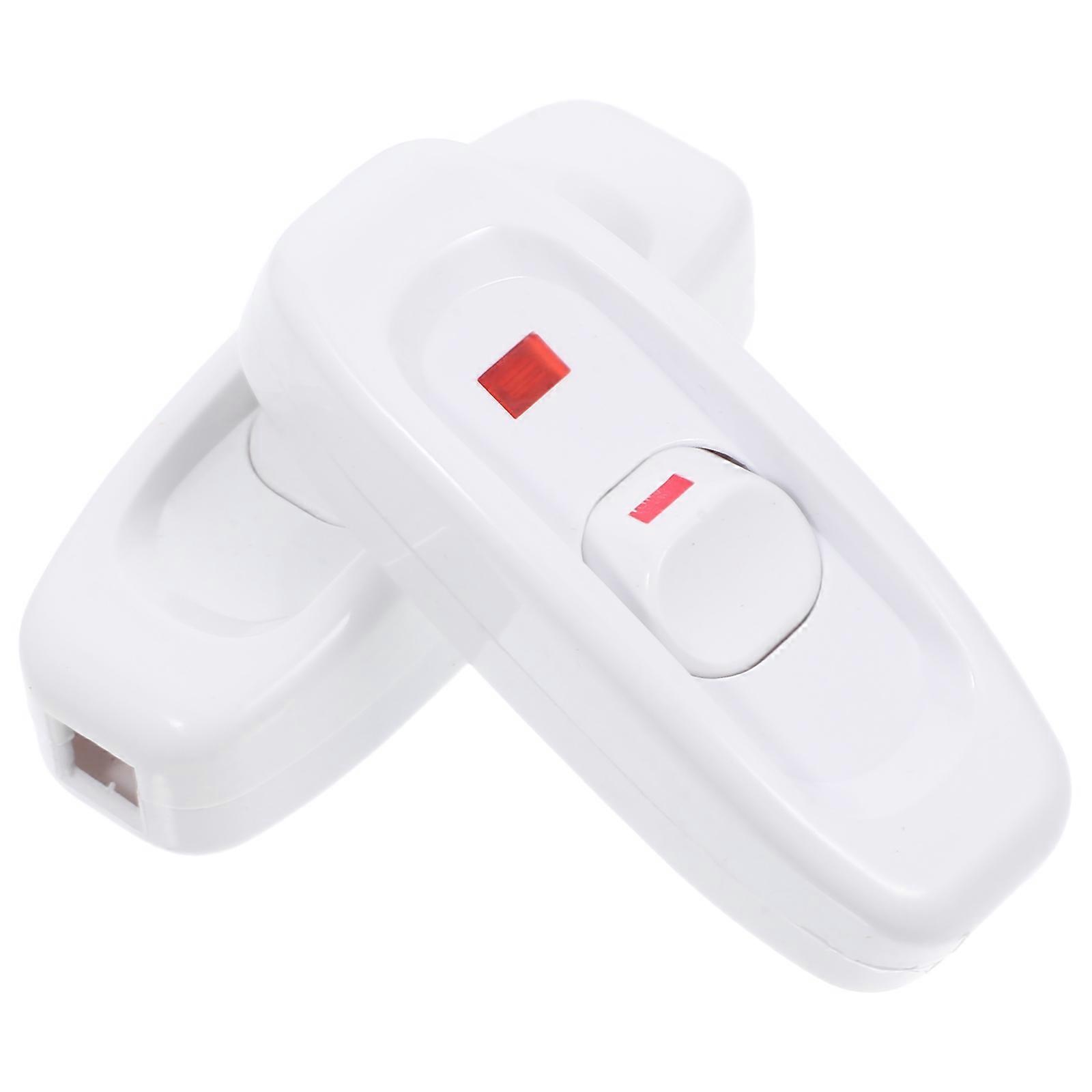 In Line Switch With Indicator Light For Lamp Electrical Devices Home Users Easy Installation 2Pack