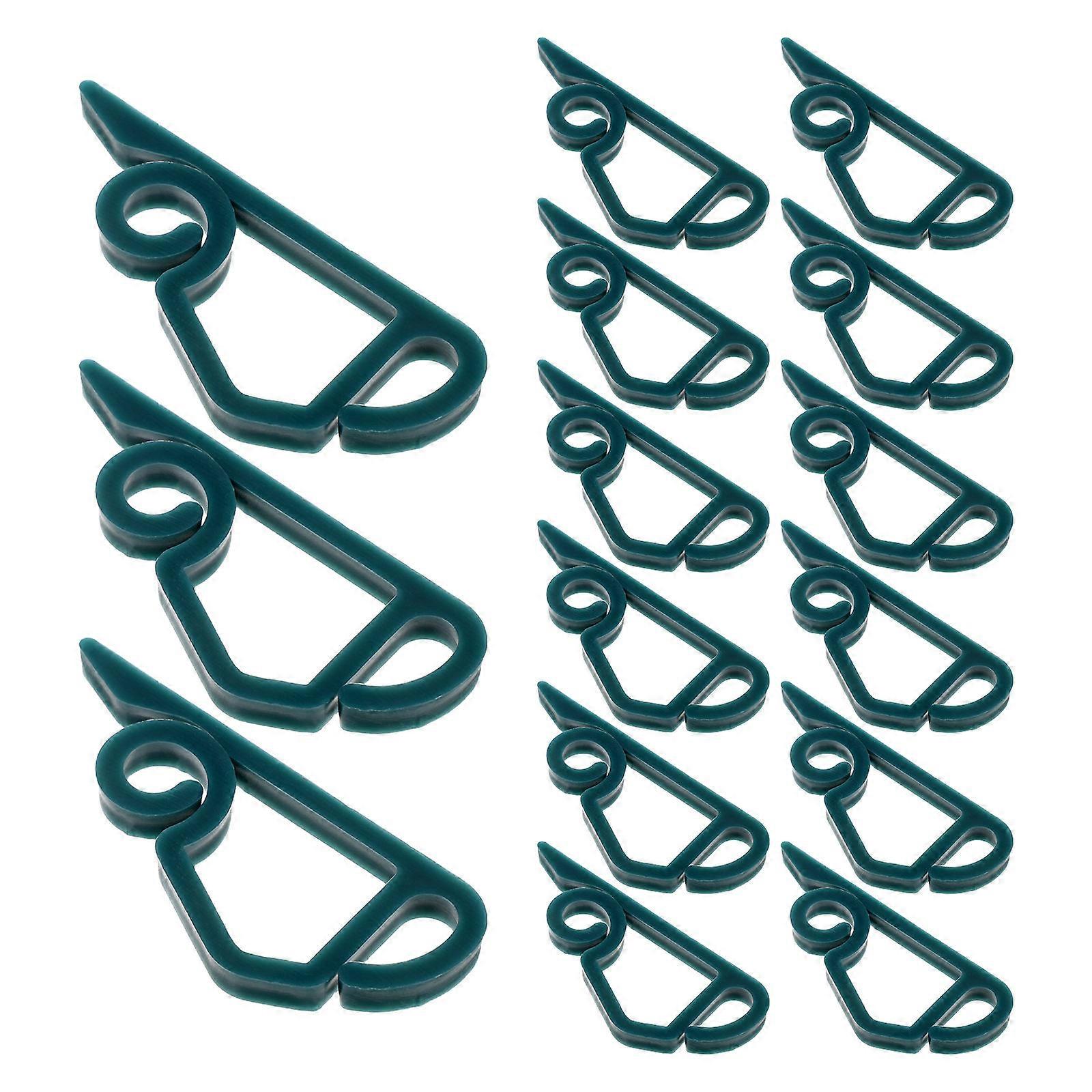 Xmas Lighting Clips Outdoor Gutter Hooks for Holiday Use 100Pcs