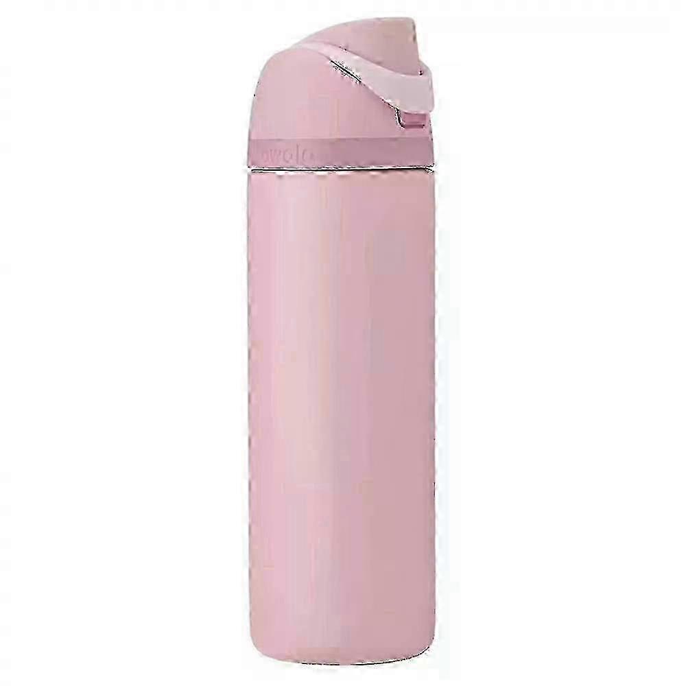 Butelka na wodę FreeSip ze stali nierdzewnej Owala Rose Quartz Pink o pojemności 24/32 uncji