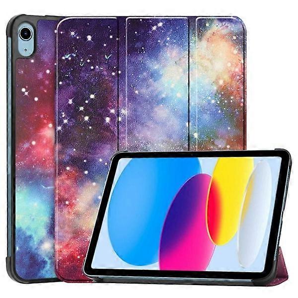 Compatible with iPad 10.9" 2022 / compatible with iPad 11" 2025 case with stand - Starry Sky Starry Sky