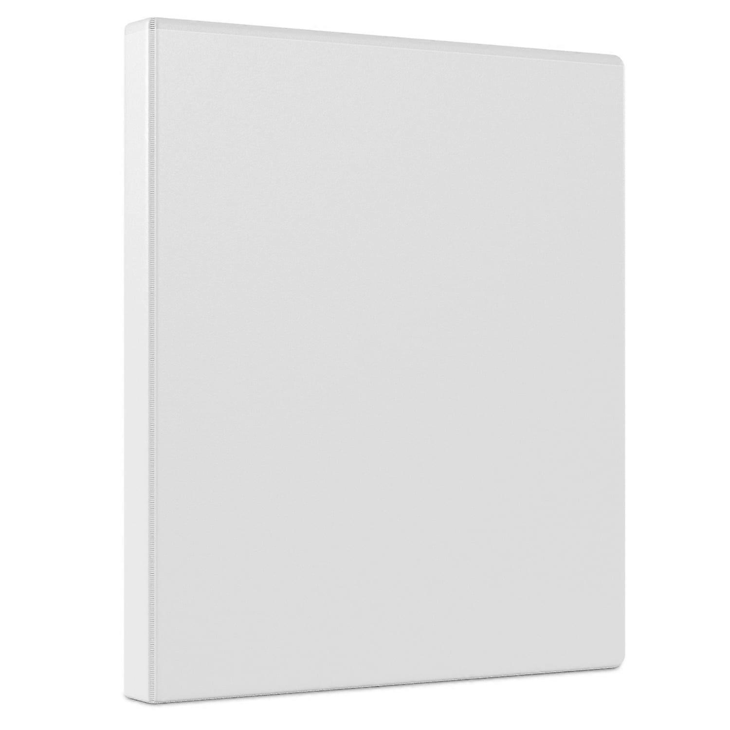 Staples 1/2" Simply View Binders with Round Rings White 374818